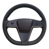TESLA MODEL S / X ROUND STEERING WHEEL - MECHANICAL HORN - NEW ORIGINAL - 1965073-00-C